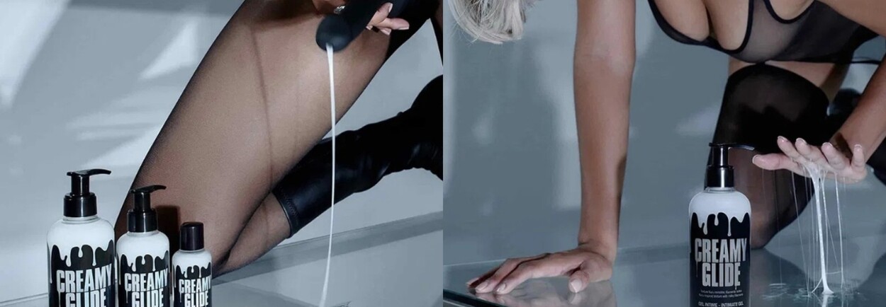 Creamy Glide: Glijmiddel met een realistische spermatextuur