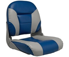 Folding Boat Seat 52x46x51cm Blue-Light Grey