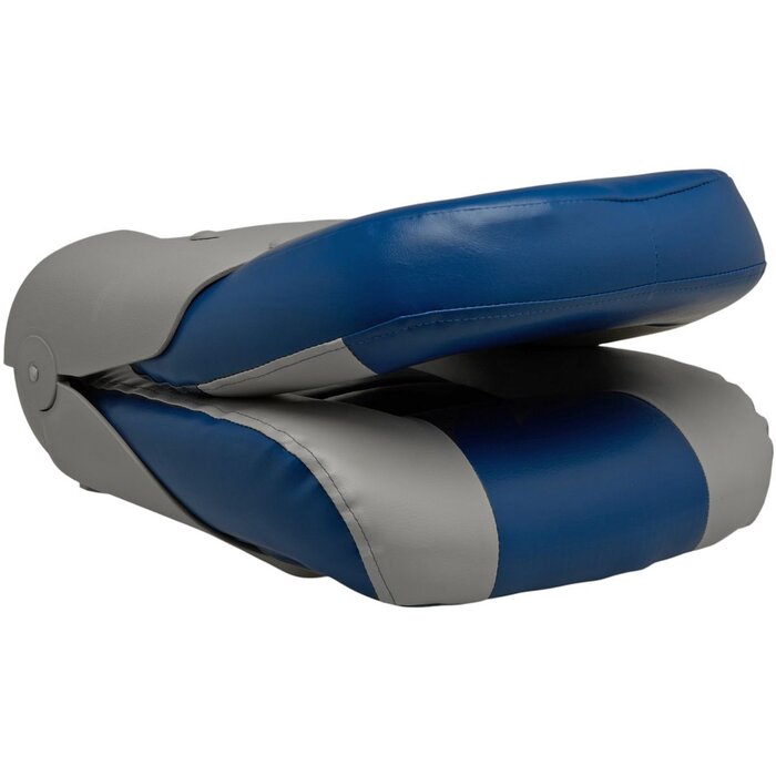 Folding Boat Seat 52x46x51cm Blue-Light Grey