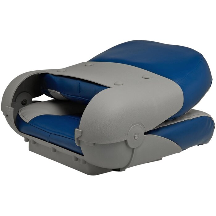 Folding Boat Seat 52x46x51cm Blue-Light Grey