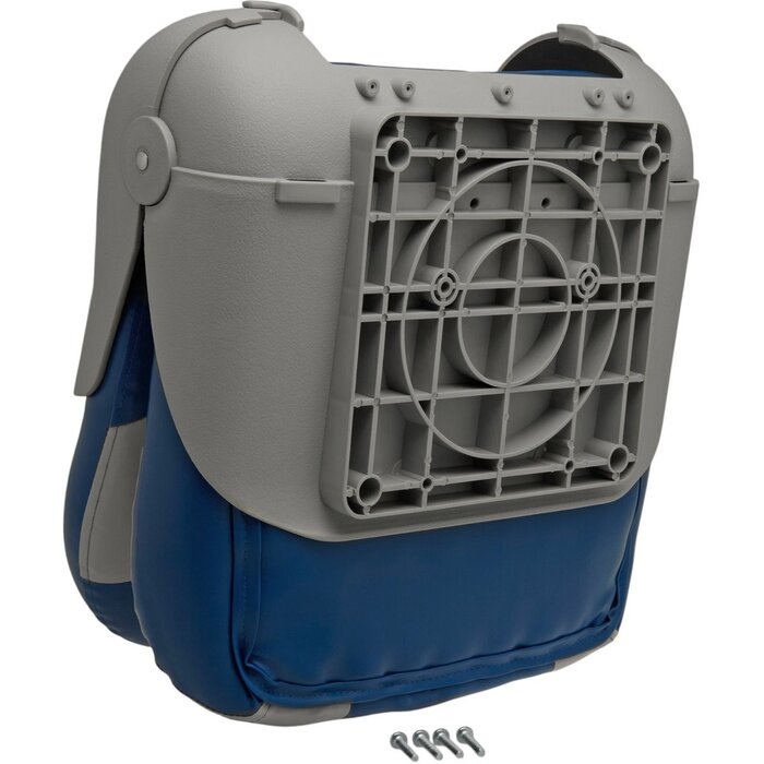 Folding Boat Seat 52x46x51cm Blue-Light Grey