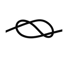 5mm Elastiek Koord Zwart