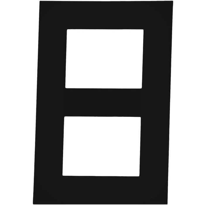 Digital Sail Number 23cm Black