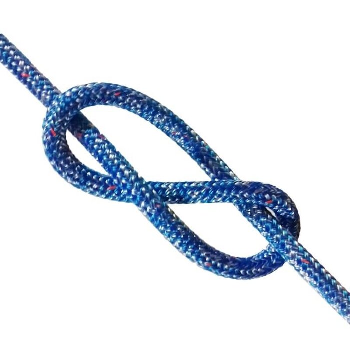8mm Dyneema met Mantel Blauw