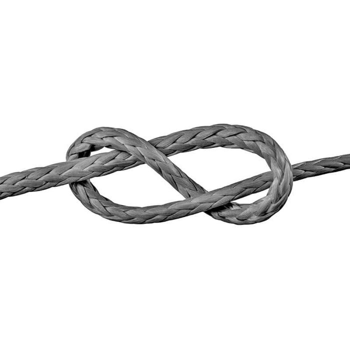 2mm Dyneema Rope 12-Strand Grey