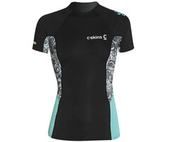 C-Skins Solace Uv Rash Vest Short Sleeve Dames Maat 8