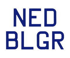 Zeilletters 30cm Blauw