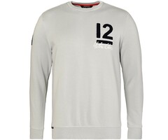 Code Zero 12m College Sweater Men Grijs Maat XXL