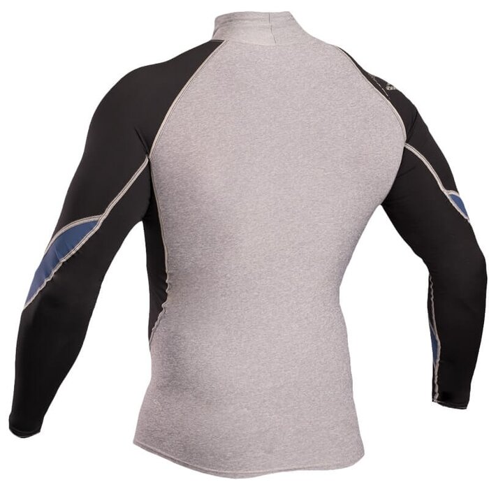 Gul Xola Long Sleeve Rash Vest Lichtgrijs Maat S