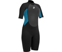 JS Tarifa 3/2 Shorty Wetsuit Women Size 34