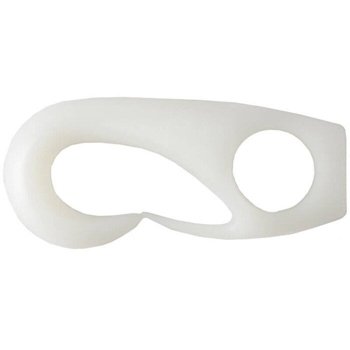 6mm Elastiek Haak Wit