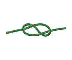 4mm Polyester met Mantel Groen