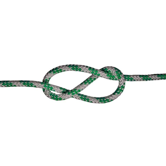 4mm Dyneema met Mantel Groen-Wit