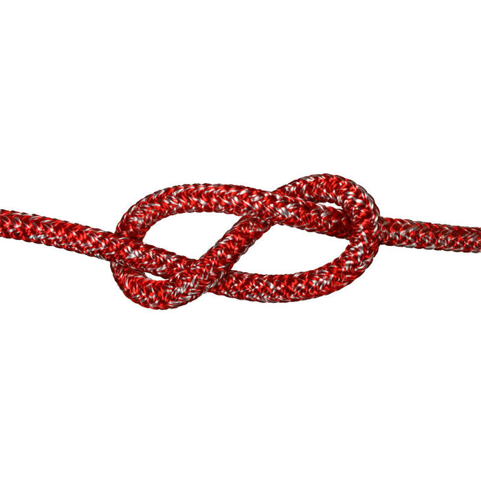 10mm Polyester met Mantel Rood