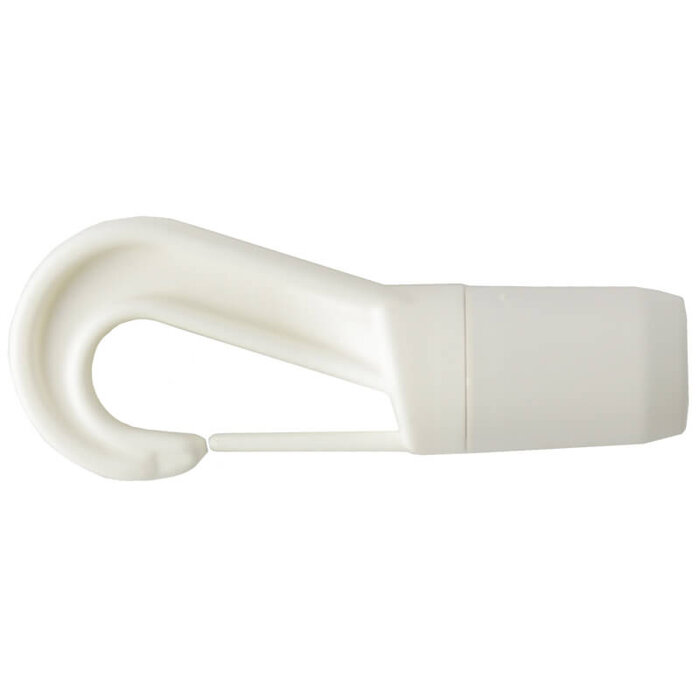 5mm Elastiek Haak Zelfborgend Wit