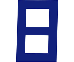 Digital Sail Number 30cm Blue