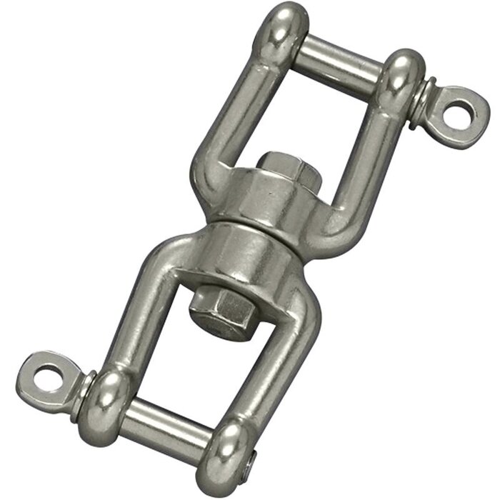 5mm Double Swivel Shackle SS316