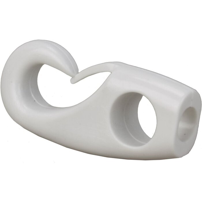 4-5mm Bungee Cord Hook 47mm White