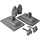 Bimini Top Mounting Set For Hypalon Inflatable Boats 22mm