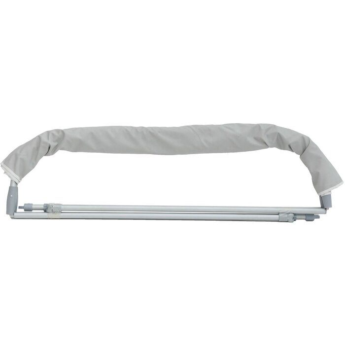 2-Bow Inflatable Boat Bimini Top 150x130x115 Light Grey