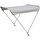 2-Bow Inflatable Boat Bimini Top 160x140x144 Light Grey