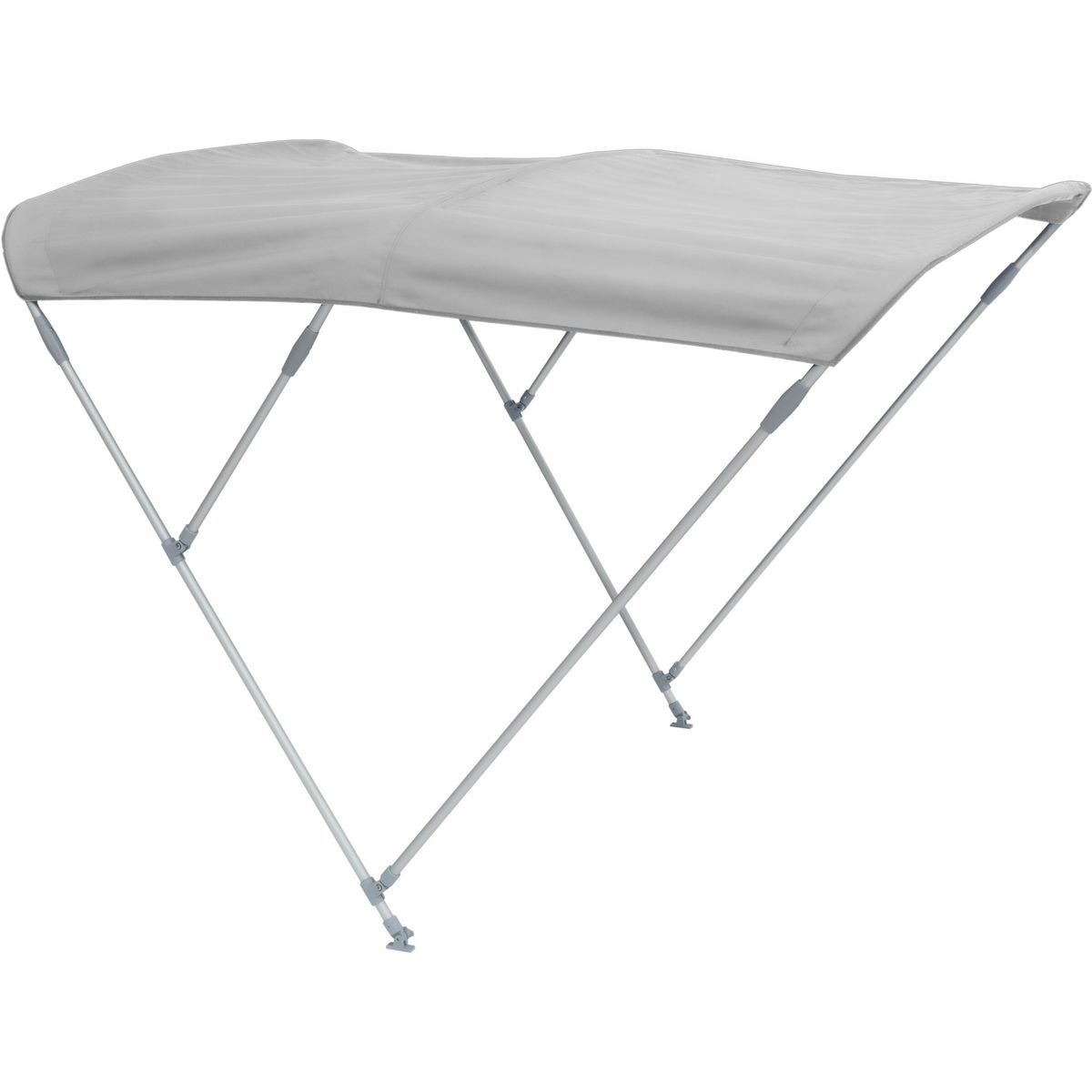 3-Bow Bimini Top 210x170x130 Light Grey