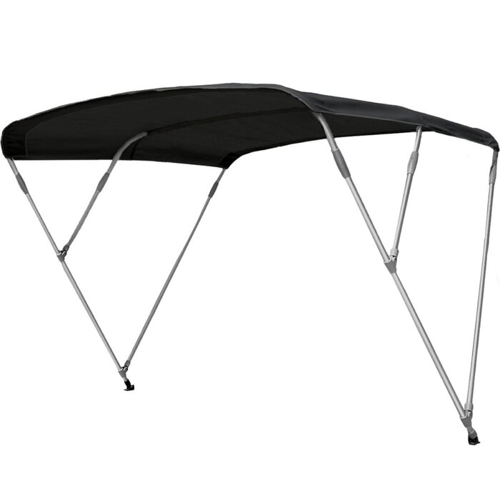 3-Bow Bimini Top 210x210x130 Black