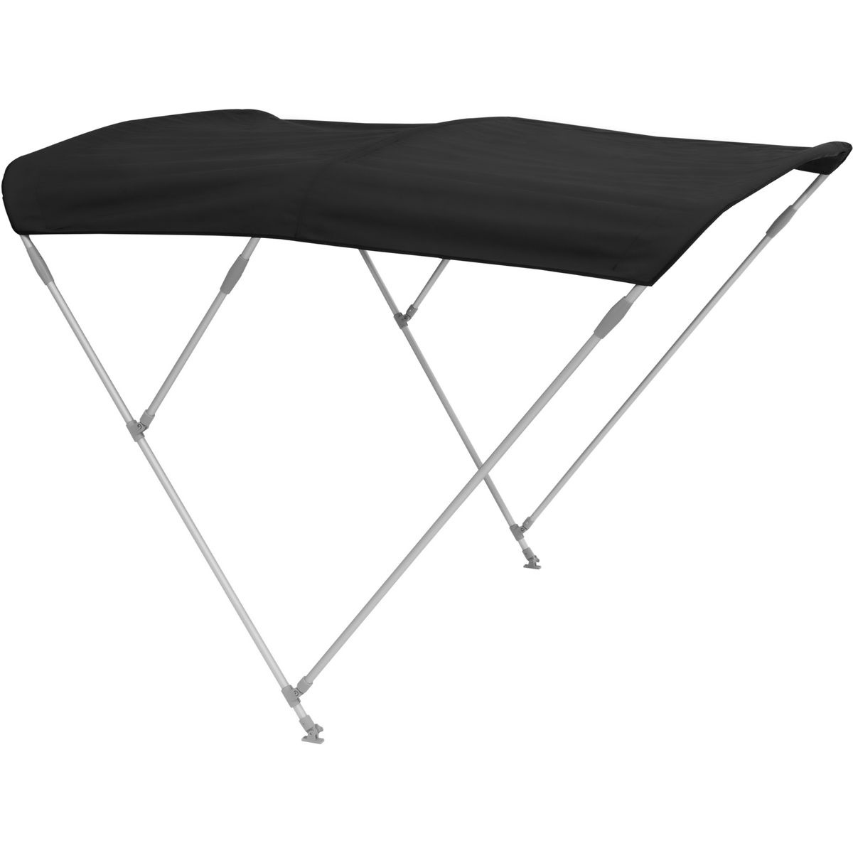 3-Bow Bimini Top 210x210x130 Black