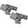 Bimini Top Deck Hinge & 22mm Eye End Set Side Mount Nylon