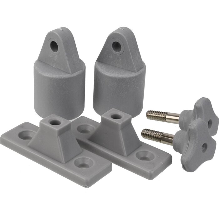 Bevestigingsbeslag Biminitop Zijmontage voor 22mm Buis Nylon Set