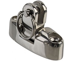 Swivel Deck Hinge 70x25x50mm with Removable Pin SS316