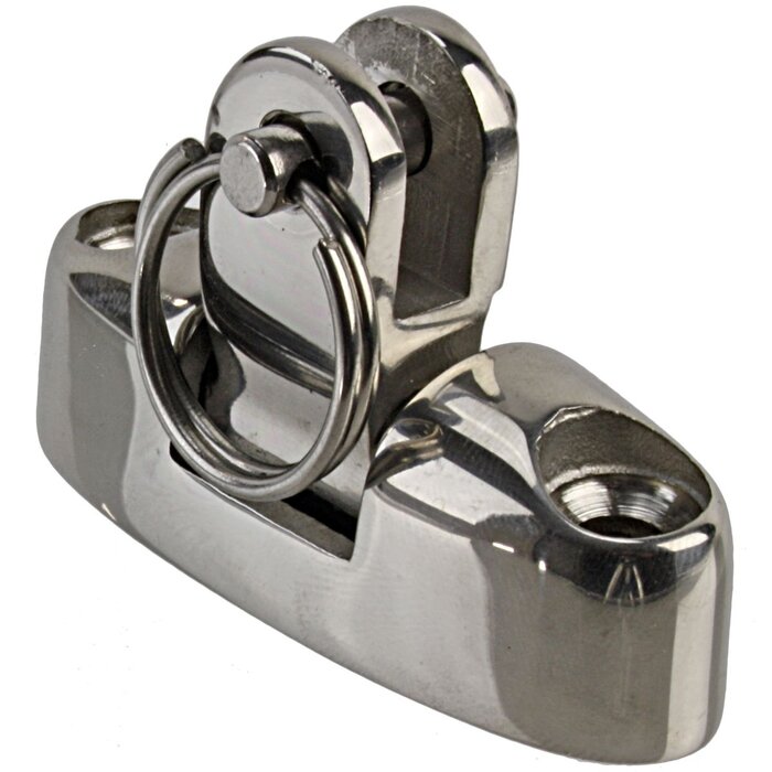 Swivel Deck Hinge 70x25x50mm with Removable Pin SS316