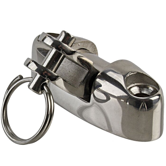Swivel Deck Hinge 70x25x50mm with Removable Pin SS316