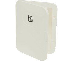 Luik voor Dekvuldop 190x148mm Wit