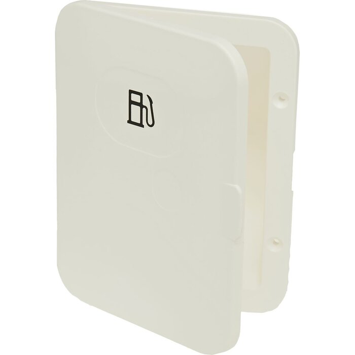 Luik voor Dekvuldop 190x148mm Wit