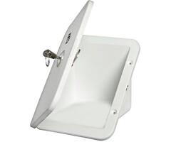 Built-In Compartment for Deck Filler 190x148mm with Lock White