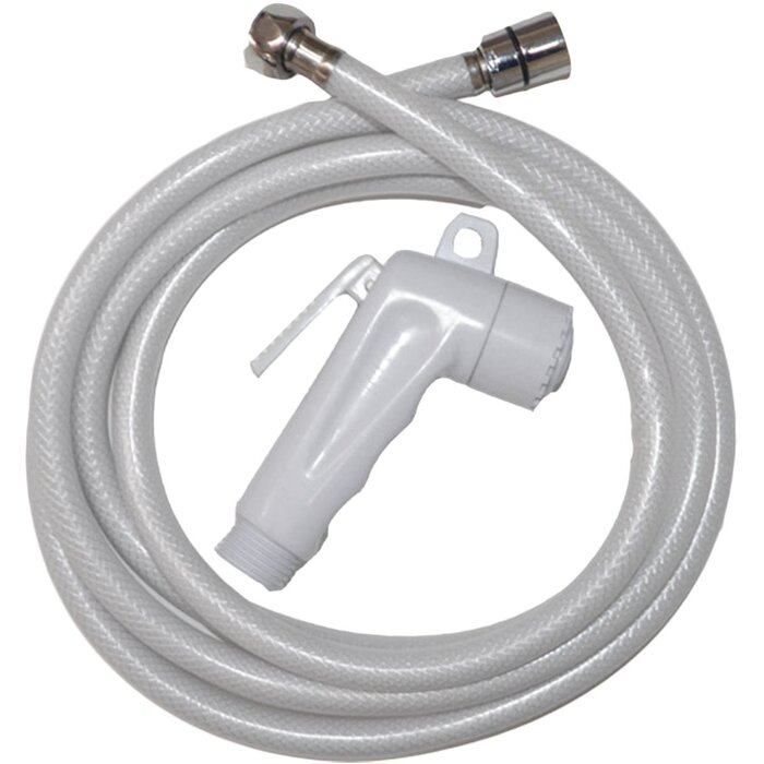 Shower Head with 5m Hose White