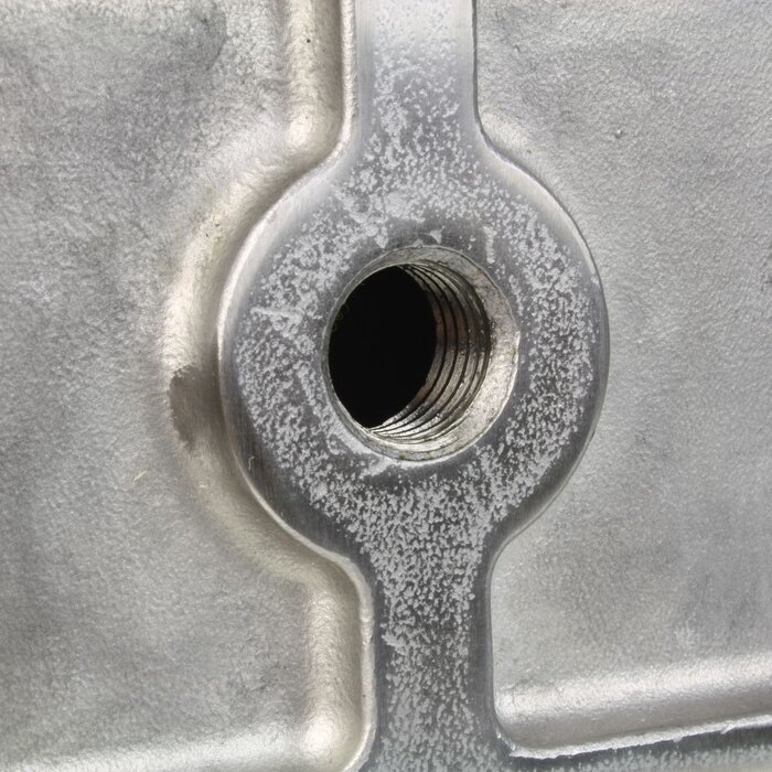 Dubbele Bolder 305x95mm Rvs