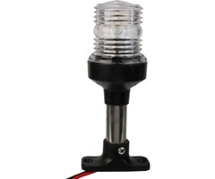 All Round Pole Light 153mm Up To 12m SS316 Black