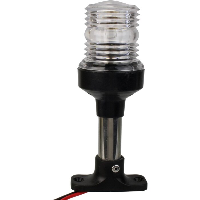 All Round Pole Light 153mm Up To 12m SS316 Black