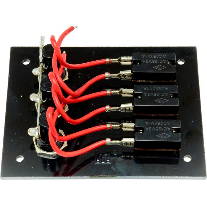 Boat Switch Panel 12V 3-Gang 115x93mm