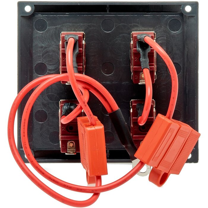 Schakelpaneel Boot 12V met 4 Schakelaars 109x97mm