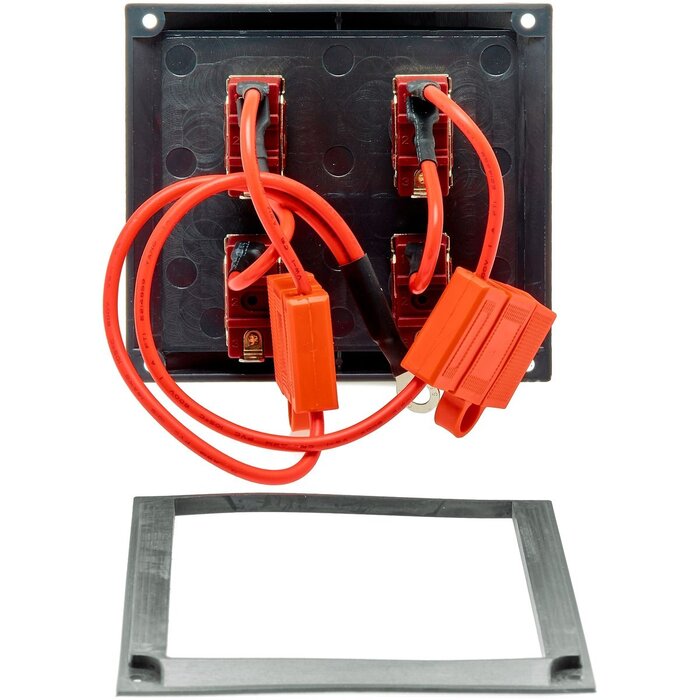 Boat Switch Panel 12V 4-Gang 109x97mm