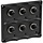 Schakelpaneel Boot 12V met 6 Schakelaars 110x100mm