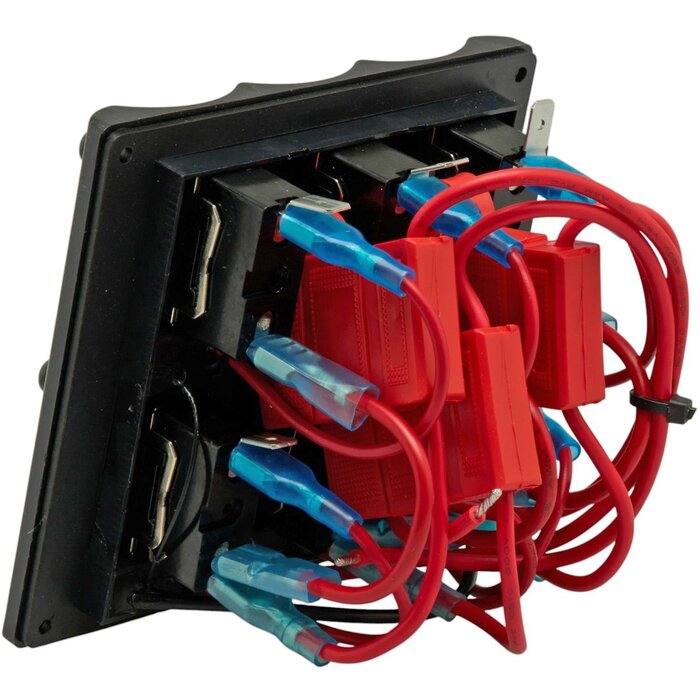 Boat Switch Panel 12V 6-Gang 110x100mm