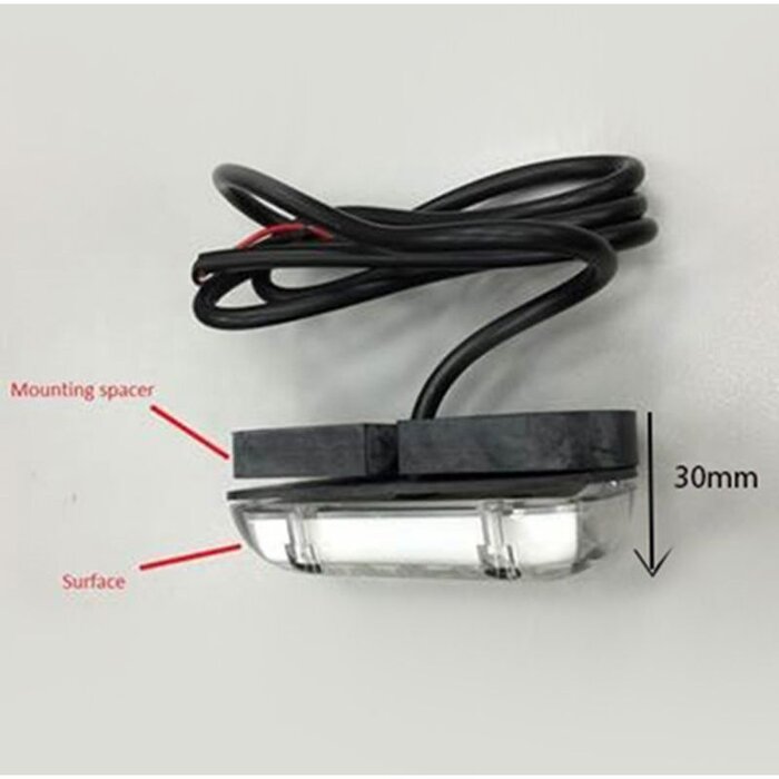 Onderwaterverlichting Boot LED Wit 12 Vdc 89x38mm