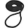 8mm x 1.5m Fender Rope with Loop Deluxe Polyester Zwart