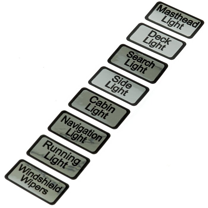 Schakelpaneel Boot 12V met 4 Schakelaars 125x100mm