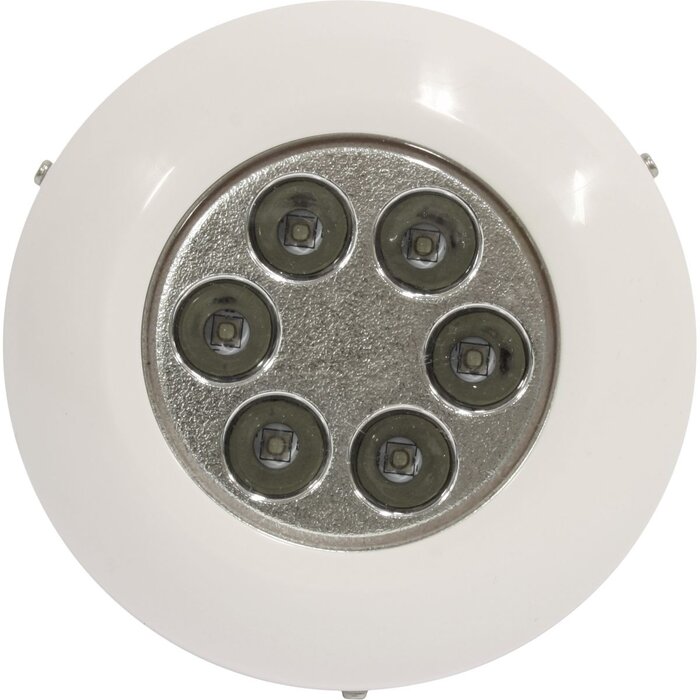 Onderwaterverlichting Boot 6 LED Blauw 10-30 Vdc 92mm