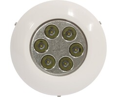 Underwater Boat Light 6 LED White 10-30 VDC 92mm